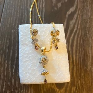 Necklace and earrings